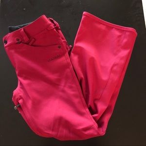 Volcom species dark red snowboard pants